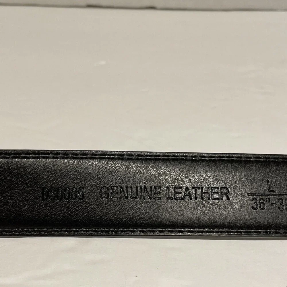 Genuine Leather Mens Ratchet Belt Belts Mens Adjustable Automatic Buckle Large